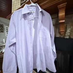Joseph Abboud Lavender Pinstripe Dress Shirt